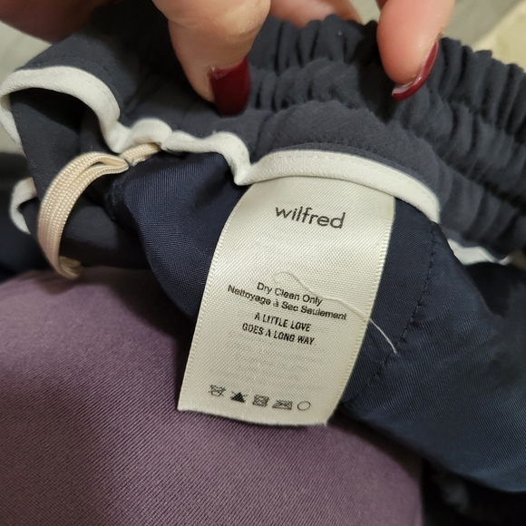 Aritzia Navy Jogger Pants - Picture 5 of 9